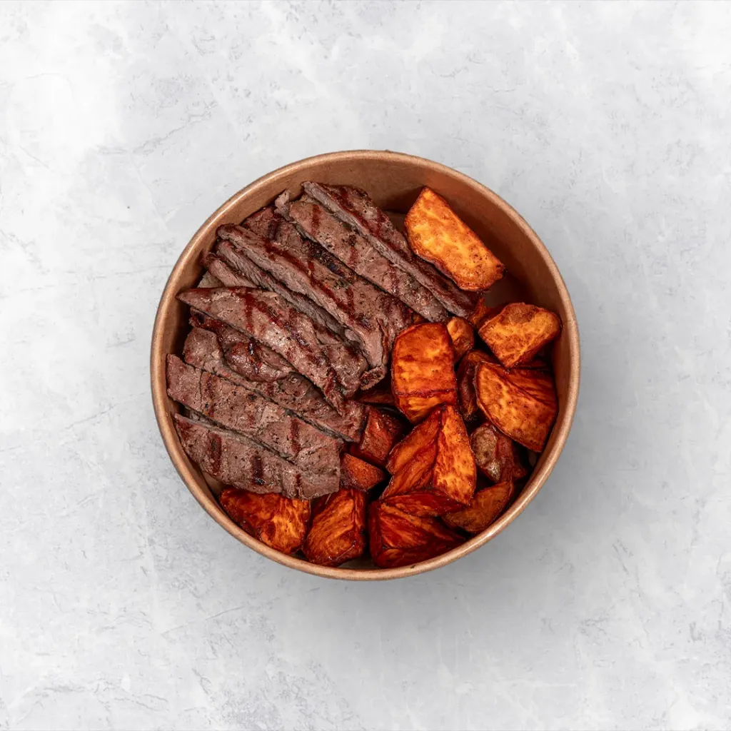 Beef Tenderloin with sweet potatoes