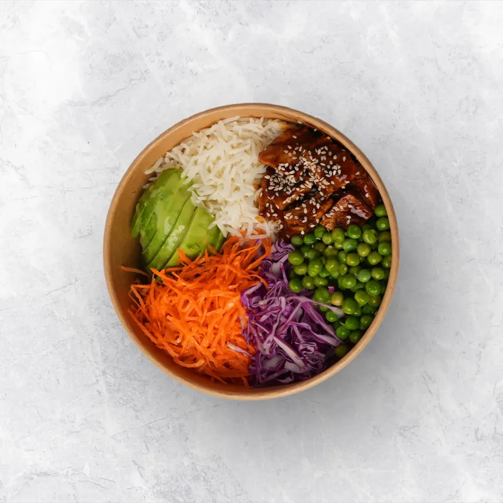 Chicken Teriyaki Poke Bowl